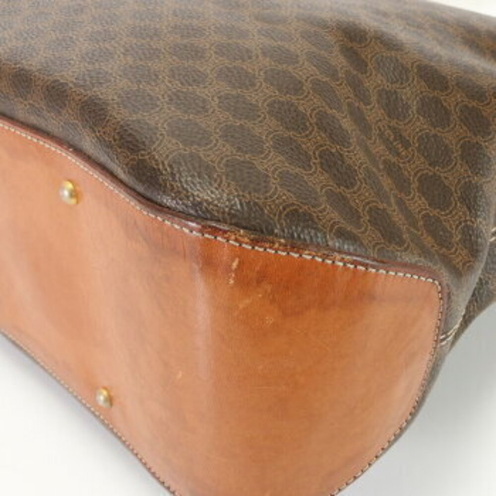 Celine Macadam Leather Tote Bag Shoulder Handbag - Picture 11 of 14